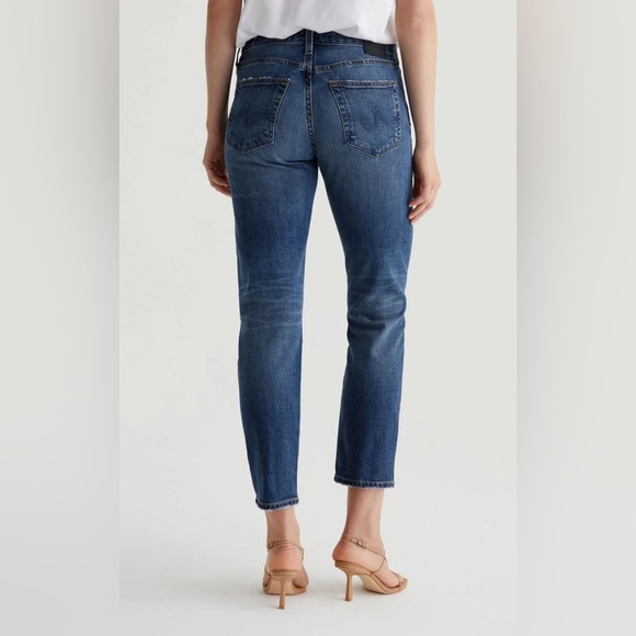 AG dark blue The Drew Straight Leg Boyfriend ankle jeans - size 27 - Picture 4 of 8
